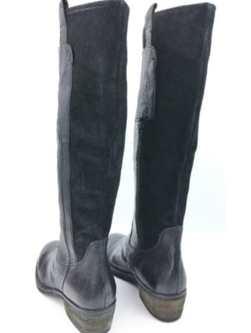 MIA Corey Leather Knee High Pull On Riding Boots - Picture 3 of 6
